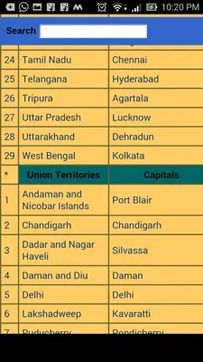 India Capital Cities android App screenshot 2